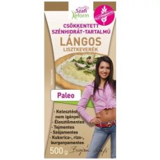 Szafi Reform Csökkentett Szénhidrát Tartalmú Lángos Lisztkeverék 500 Gr.