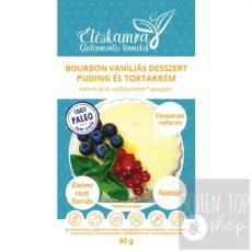 Éléskamra Bourbon vaníliás puding és tortakrém alappor CH csökkent 60g (Paleo)